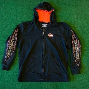 Harley Davidson zip up hoodie